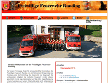 Tablet Screenshot of ffw-runding.de